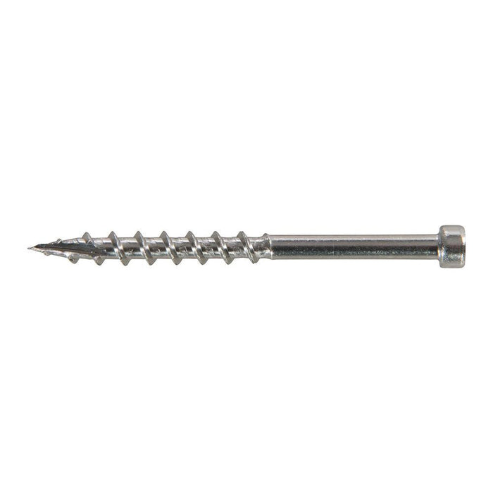 Triton Stainless Steel Pocket-Hole Screws Pan Head Coarse SS Deck 8 x 2" 500pk Triton - Town Tools 