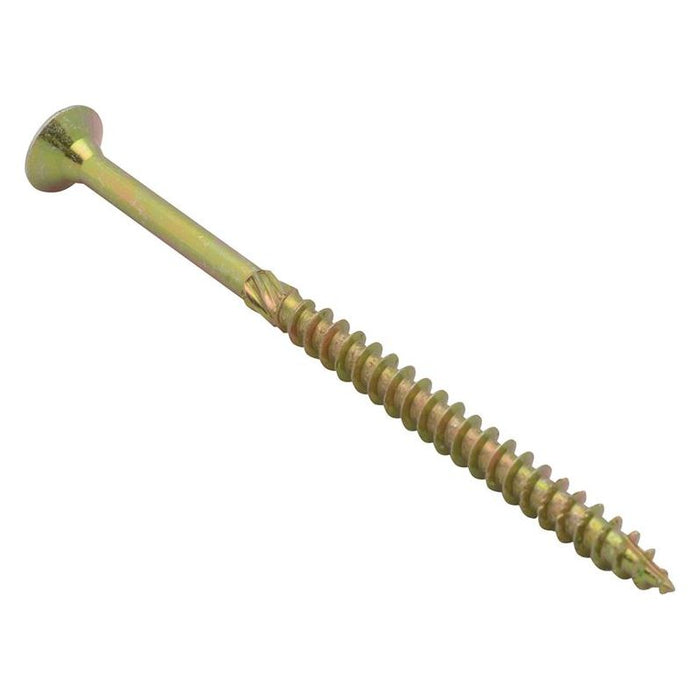 Forgefix Spectre™ PZ Compatible Wood Screw CSK ZYP 6.0 x 100mm Box 100 ForgeFix - Town Tools