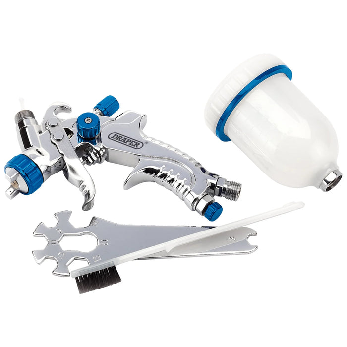 Draper Gravity Feed HVLP Air Spray Gun, 100ml - GSG5-100