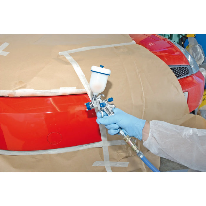 Draper Gravity Feed HVLP Air Spray Gun, 100ml - GSG5-100