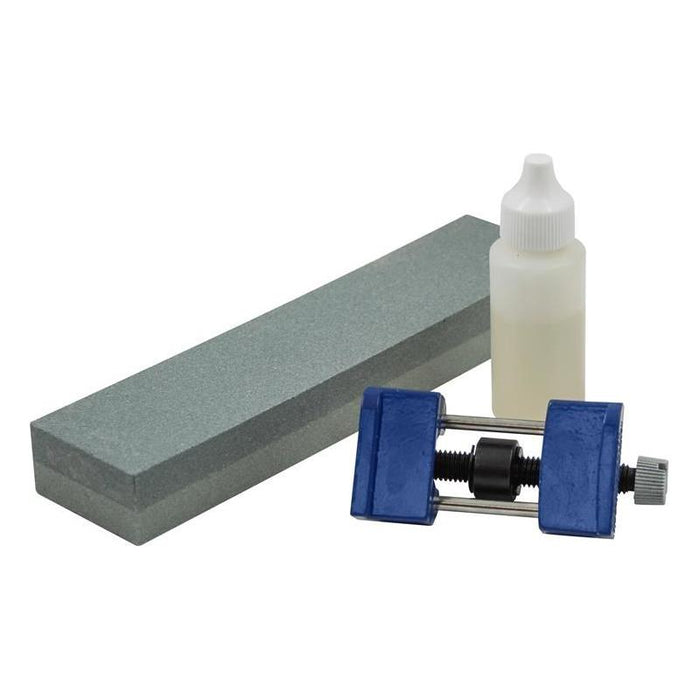 Faithfull Oilstone 200mm & Honing Guide Kit Faithfull - Town Tools