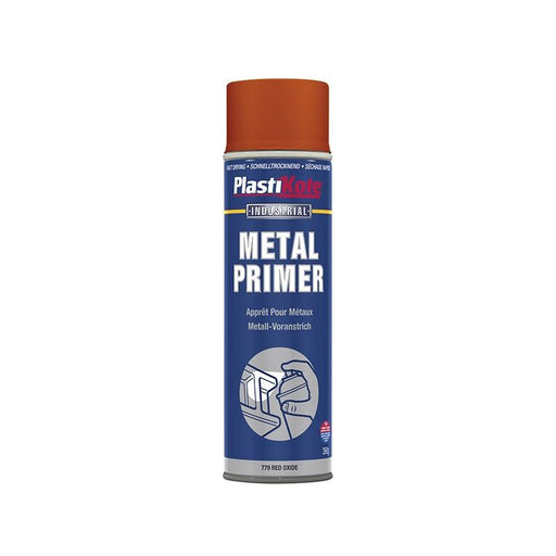 Plastikote Metal Primer Spray Red Oxide 400ml PlastiKote - Town Tools