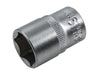 Faithfull Hex Socket 1/2in Drive 19mm Faithfull - Town Tools