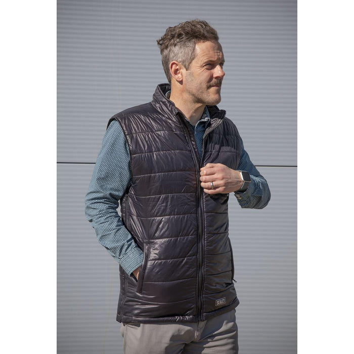 Sealey 5V Heated Puffy Gilet with Power Bank 10Ah - 44" to 52" Chest HG01KIT Sealey - Town Tools 