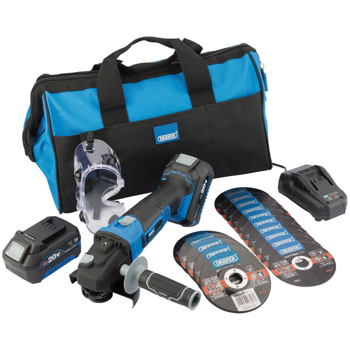 Draper Draper Storm Force 20V Cordless Grind and Cut Kit Draper - Town Tools