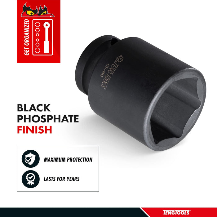 Teng Tools 1/2" Impact Socket DIN Metric 15mm Teng Tools - Town Tools 