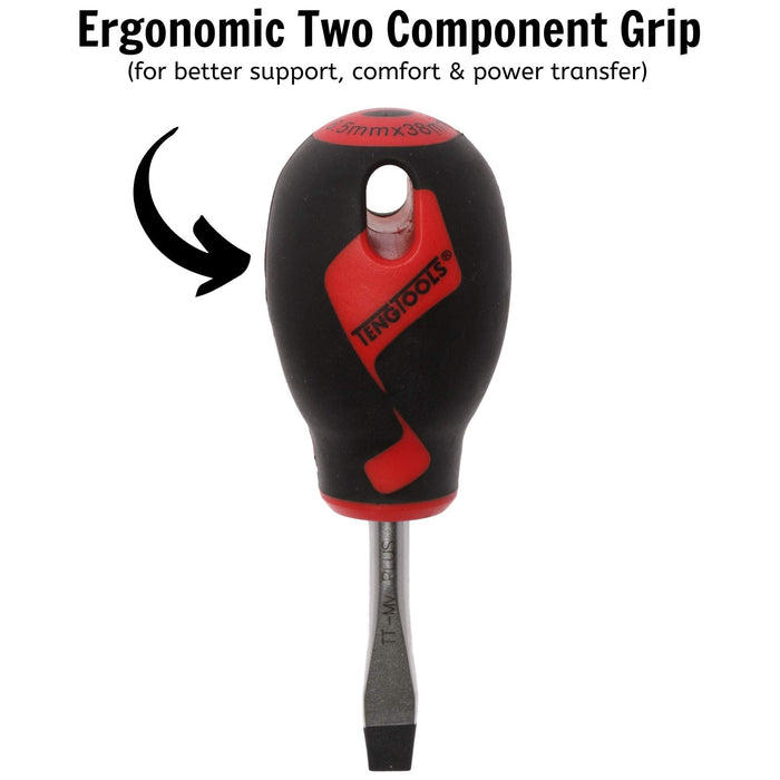Teng Tools Flat Screwdriver 1.2 x 6.5 x 38mm XS Teng Tools - Town Tools 