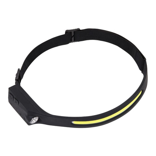 Sealey Head Torch 5W COB & 3W LED Bulb with Auto-Sensor Rechargeable HT104R Sealey - Town Tools 