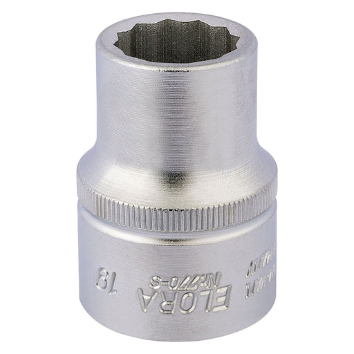 Draper Elora Bi-Hexagon Socket, 3/4" Sq. Dr., 19mm 00682 Draper - Town Tools 