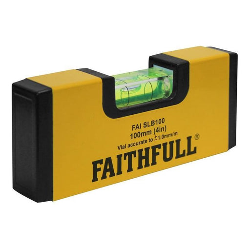 Faithfull Magnetic Mini Level 100mm Faithfull - Town Tools