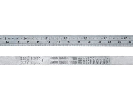Faithfull Steel Rule 1m / 39in x 30mm Faithfull - Town Tools