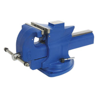 Sealey Vice 150mm Quick Action Swivel Base Cast Iron QAV150