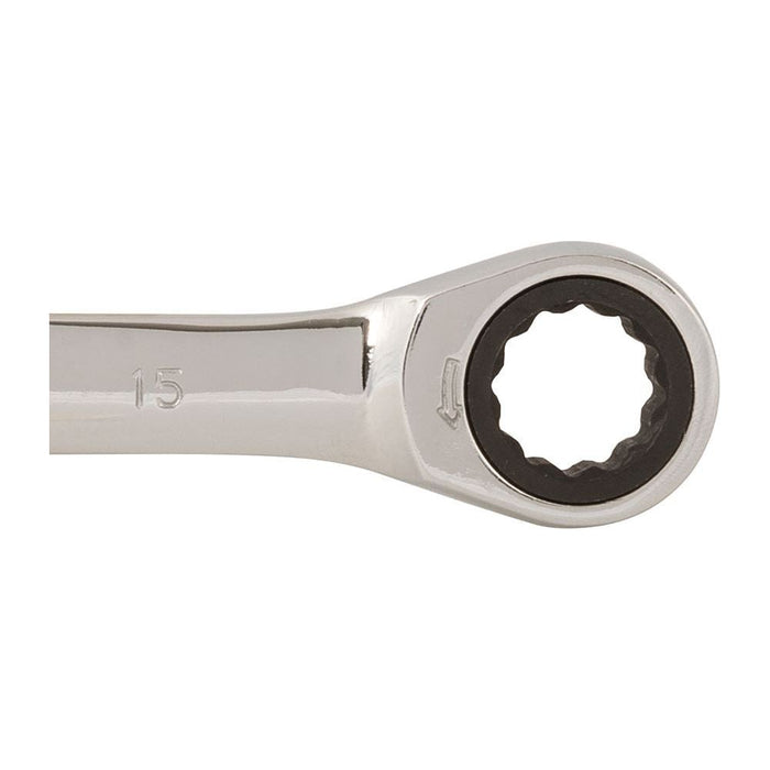 Silverline Fixed Head Ratchet Spanner 15mm Silverline - Town Tools 