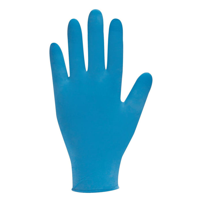 10x Bodyguards GL895 Powder Free Blue Nitrile Disposable Gloves XL Box of 100 Bodyguard - Town Tools 