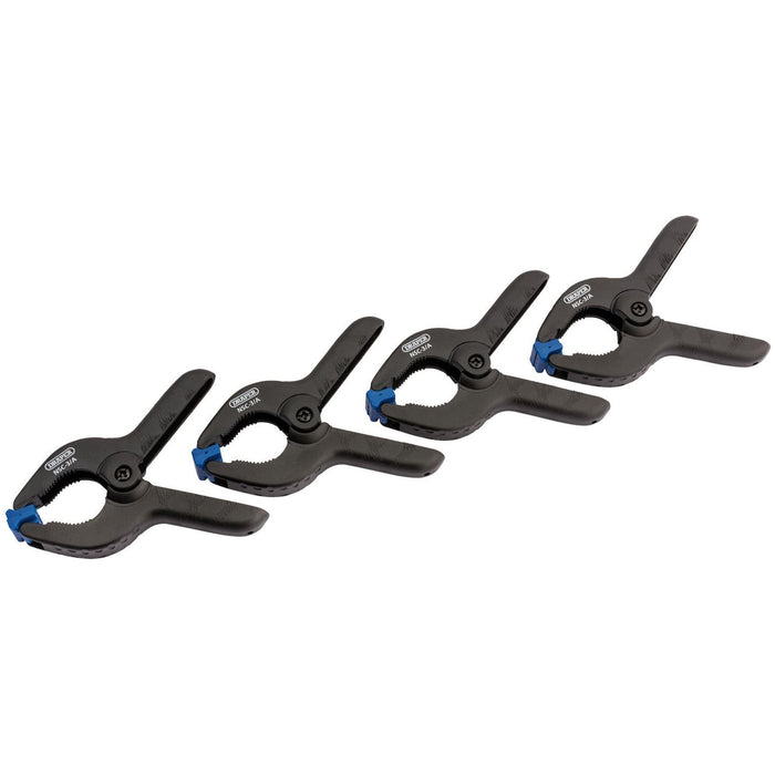 Draper Spring Clamp Set, 40mm Capacity (4 Piece) 82777 Draper - Town Tools 