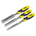 Stanley® Hand Tools DYNAGRIP™ Bevel Edge Chisel with Strike Cap Set, 3 Piece STANLEY® Hand Tools - Town Tools