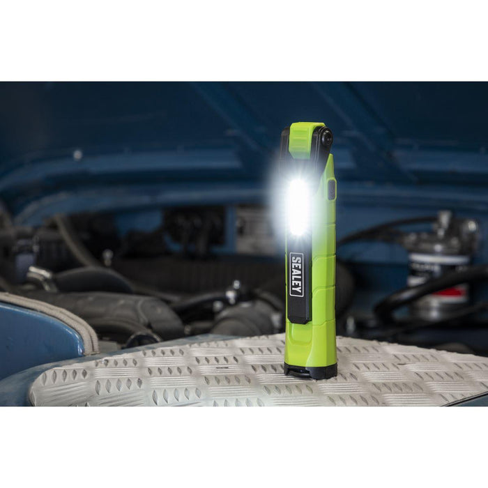 Sealey Rechargeable 360 Inspection Light 10W & 2 x 4W SMD LED - Green LED3605G Sealey - Town Tools 