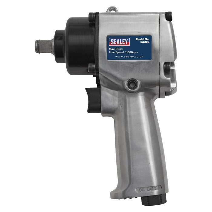 Sealey Air Impact Wrench 1/2Inchsq Drive Compact - Twin Hamm Sealey - Town Tools 