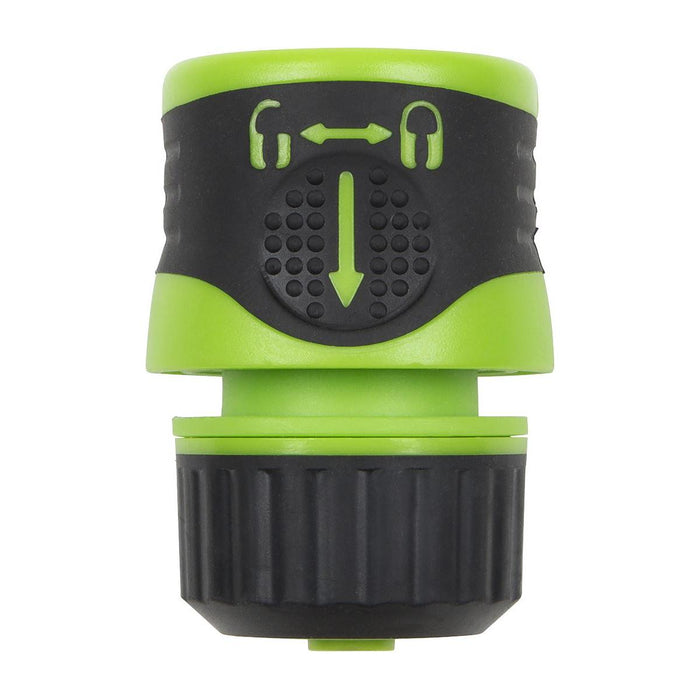 Sealey Soft-Touch Hose Connector With Water Stop & Lock 1/2"-5/8" JS3051 Sealey - Town Tools 