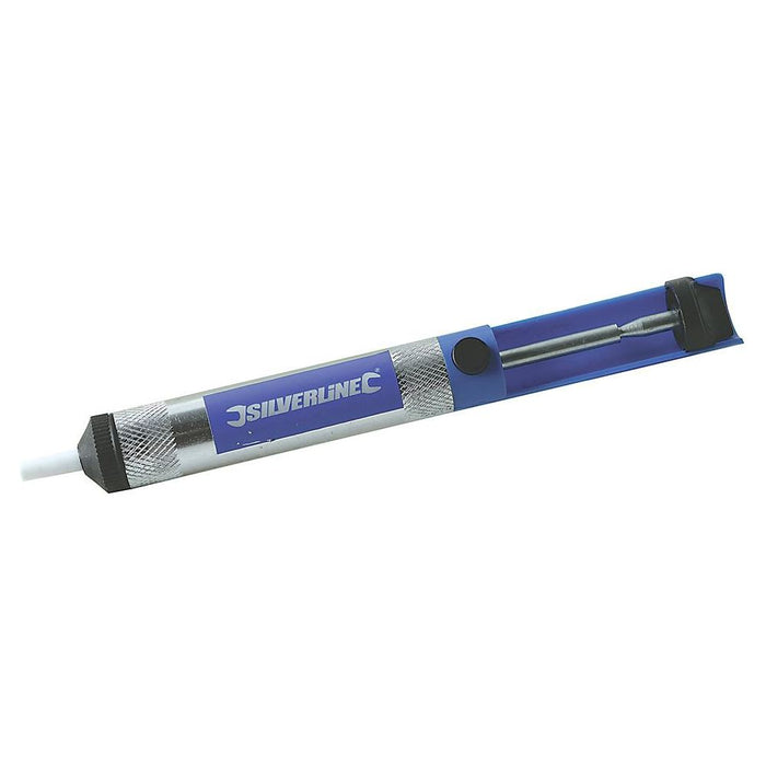 Silverline Metal Solder Sucker 185mm Silverline - Town Tools 