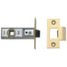 Union Tubular Mortice Latch 2648 Polished Brass 64mm 2.5in Visi UNION - Town Tools