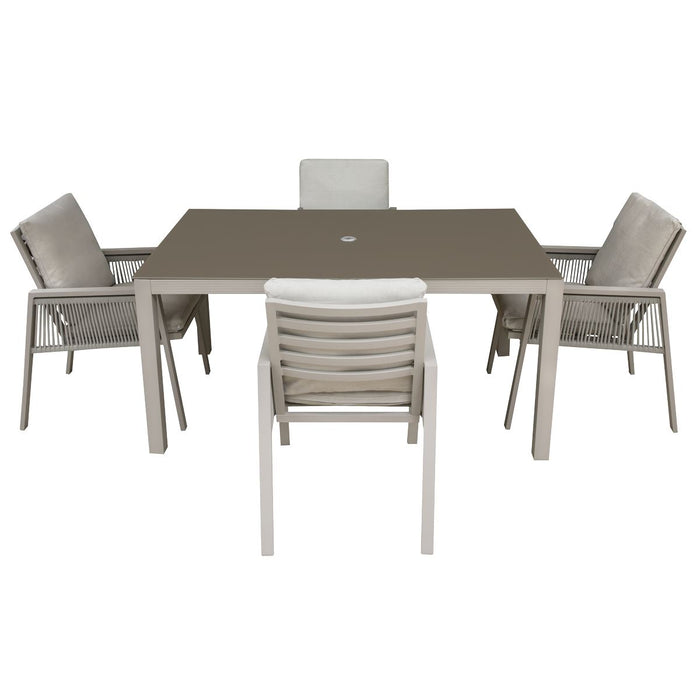 Dellonda Fusion Outdoor Dining Set 5pc DG275