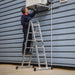 Sealey Folding Platform Ladder 4-Way Aluminium - BS EN 131 AFPL1 Sealey - Town Tools 