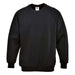 Portwest Polycotton Sweatshirt - Black - X Large Portwest - Town Tools 