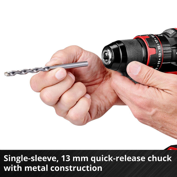 Einhell Cordless Combi Drill 44Nm 18V With Battery &Charger TE-CD 18/44 Li-i Power X-Change