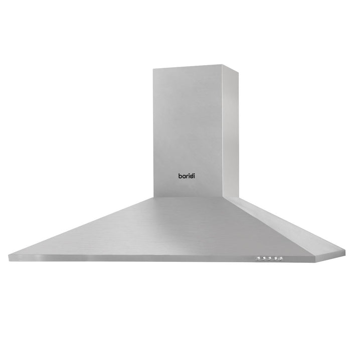 Baridi Cooker Hood with Carbon Filters 90cm - Stainless Steel DH127