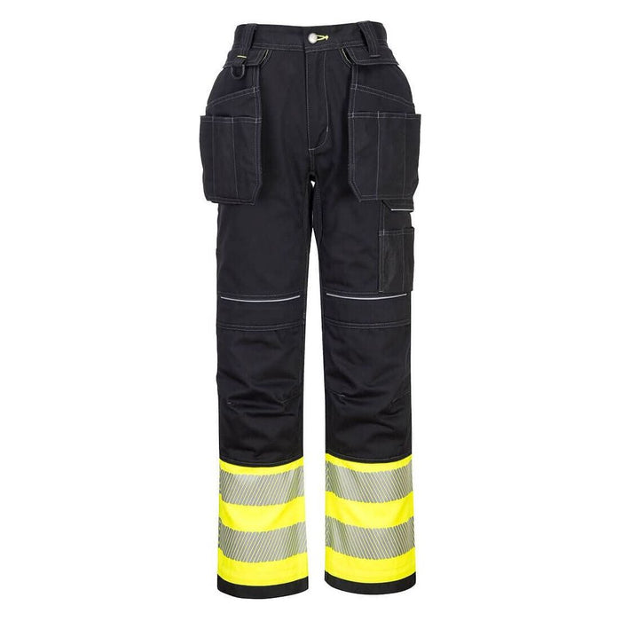 Portwest Pw3 Hi-Vis Holster Pocket Class 1 Trouser W42 PW307YBR42 Portwest - Town Tools 