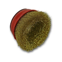 Abracs ABWB07510C1.5 Wire Brush Crimp Cup - 75mm Diameter x M10-0.3 Wire Gauge
