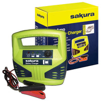 12 Volt 4 Amp Car Battery Charger up to 1.2L Van Boat Bike Motorhome LED Compact