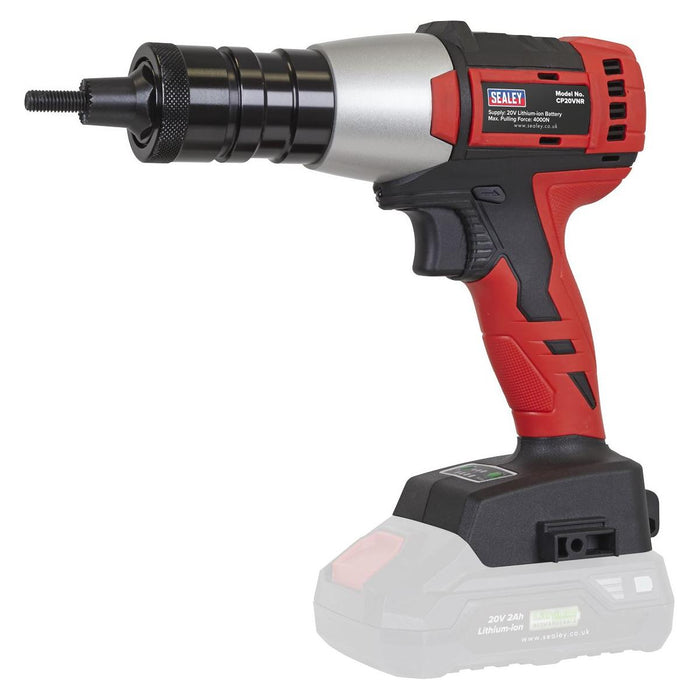 Sealey SV20 Series Brushless Cordless Nut Riveter 20 V - Body Only CP20VNR Sealey - Town Tools 
