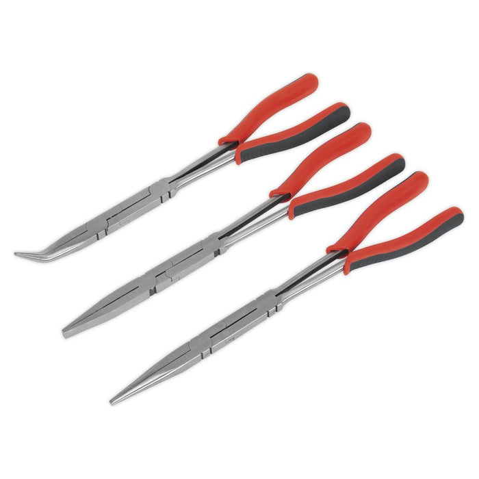 Sealey Double Joint Pliers Set 3pc Long Reach 335mm AK8580 Sealey - Town Tools 