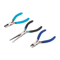 Bluespot Tools Soft Grip Mini Plier Set, 3 Piece