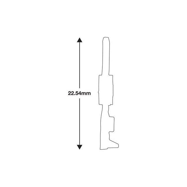 Connect Non Insulated 1.5mm Male Terminal 100pc 37374 Tool Connection - Town Tools 