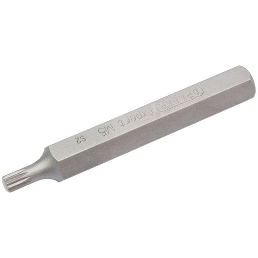 Draper M5 x 75mm Spline 10mm Insert Bit for Mechanic's Bit Sets 33344 Draper - Town Tools 