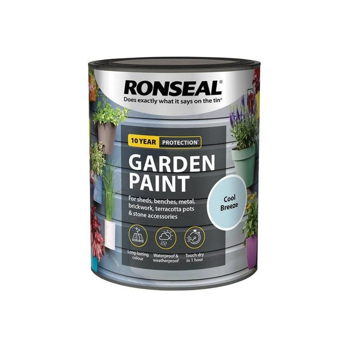 Ronseal Garden Paint Cool Breeze 750ml Ronseal - Town Tools