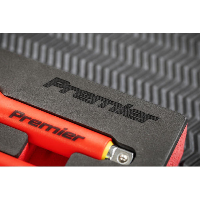 Premier Insulated Socket Set with Tool Tray 3/8"Sq Drive 11pc - VDE Approved Sealey Premier - Town Tools 