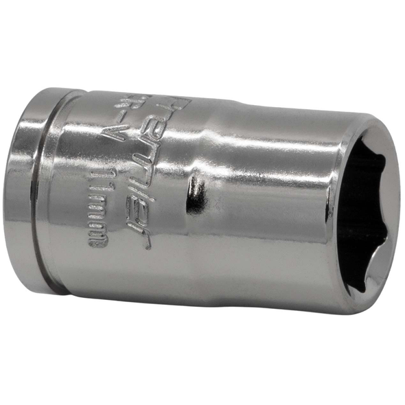 Sealey 3/8"Dr Coloured Socket 11mm (Silver)