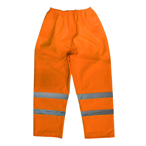 Worksafe Worksafe Hi-Vis Orange Waterproof Trousers - Large 807LO Worksafe - Town Tools 