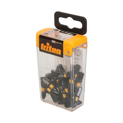 Triton Pozi Screwdriver Impact Bit 25pk PZ2 25mm Triton - Town Tools 