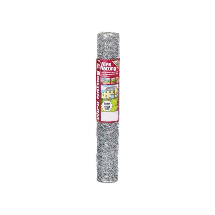 Gardman Galvanised Wire Netting 50mm² Hexagon, 10 x 0.6m Gardman - Town Tools