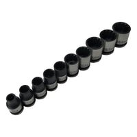 Bluespot Tools 3/8in Drive Spline Socket Set Metric, 10 Piece