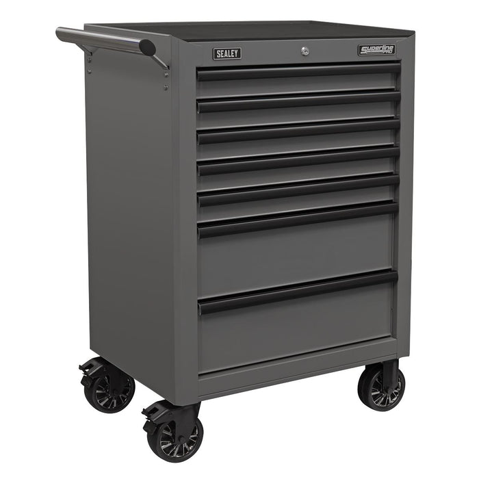 Superline PRO Topchest Mid-Box Tool Chest & Rollcab Combination 14 Drawer Grey Superline Pro - Town Tools 