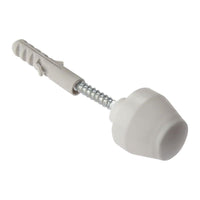 Forgefix Sanitary Ware Fixing White Cap M8 x 100mm 1 Pair