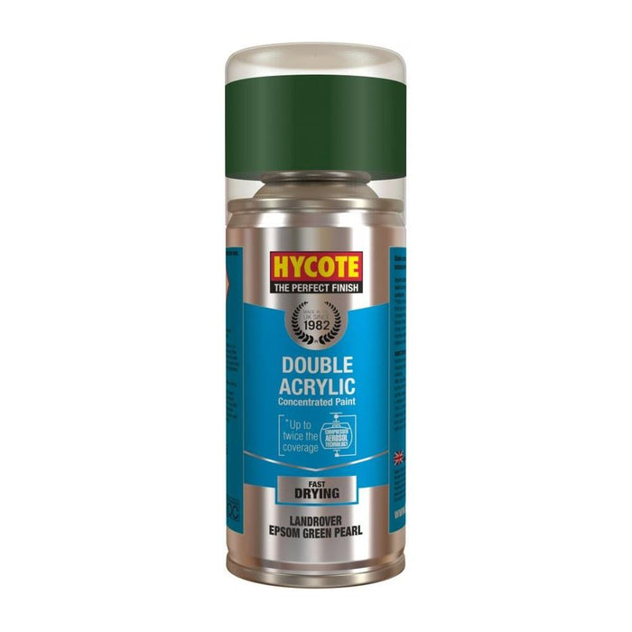 6x Hycote Aerosol Paint for Land Rover Epsom Green (Pearlescent)150ml Hycote - Town Tools 