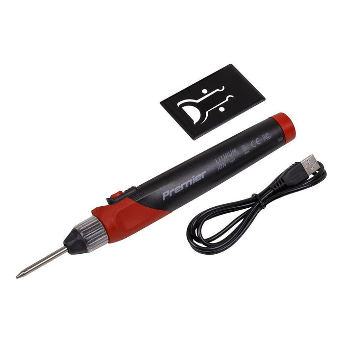 Sealey Lithium-ion Rechargeable Soldering Iron 12W SDL10 Sealey - Town Tools 