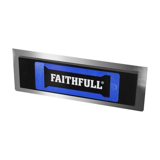 Faithfull Stainless Steel Flexifit Trowel with Foam 14in Faithfull - Town Tools